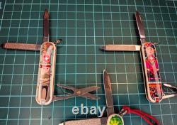 Featured Victorinox Classic and other limited edition Swiss Army knives. 15-piec