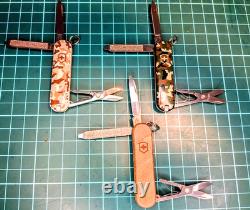 Featured Victorinox Classic and other limited edition Swiss Army knives. 15-piec