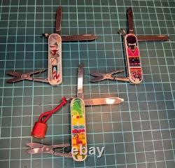 Featured Victorinox Classic and other limited edition Swiss Army knives. 15-piec