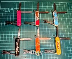 Featured Victorinox Classic and other limited edition Swiss Army knives. 15-piec