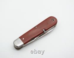 Fine Wengerinox Military Swiss Army Pocket Knife 52 (1952) SAK Wenger Brown