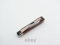Fine Wengerinox Military Swiss Army Pocket Knife 52 (1952) SAK Wenger Brown