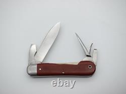 Fine Wengerinox Military Swiss Army Pocket Knife 52 (1952) SAK Wenger Brown