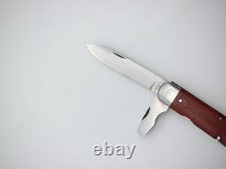 Fine Wengerinox Military Swiss Army Pocket Knife 52 (1952) SAK Wenger Brown