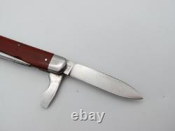 Fine Wengerinox Military Swiss Army Pocket Knife 52 (1952) SAK Wenger Brown