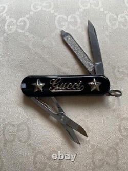 GUCCI Swiss Army Knife Black Vintage Unused