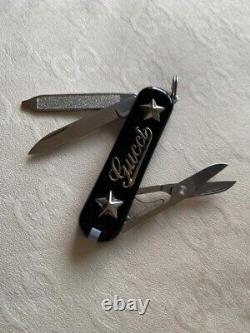 GUCCI Swiss Army Knife Black Vintage Unused