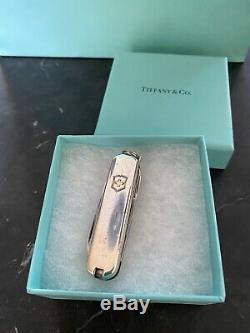 Genuine Tiffany & Co. 18k & Sterling Swiss Army Knife With Box No Reserve