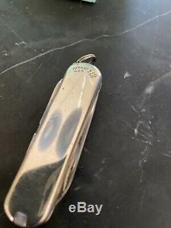 Genuine Tiffany & Co. 18k & Sterling Swiss Army Knife With Box No Reserve