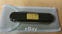 Gold Ingot Swiss Army Knife w, Victorinox 195441, New In Box with Certificate