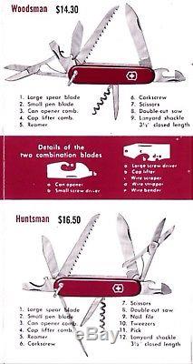 Huntsman Long Nail File LNF Victoria Victorinox Swiss Army Knife Vintage Rare