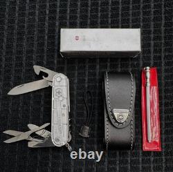Kit Victorinox Climber 91mm Silver Tech (Knife, pouch, lanyard & Sharpener)