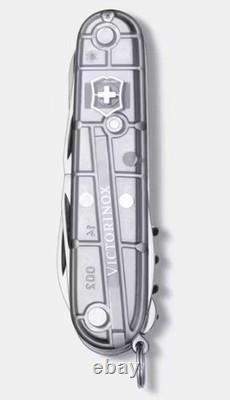 Kit Victorinox Climber 91mm Silver Tech (Knife, pouch, lanyard & Sharpener)