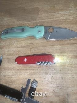 Knife Lot Custom Victorinox Swiss Army Knife And Ok Knives Shaman