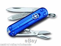 LOT OF 3 New Victorinox Swiss Army BLUE Knives SWISSCHAMP, HUNTSMAN, CLASSIC
