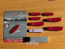 LOT OF NINE Victorinox Swiss Army Knives, Various Sizes READ DESCRIPTION