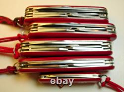 LOT of 5 VICTORINOX COLLECTORS GIFT SET SWISS ARMY MULTIFUNCTION POCKET KNIVES