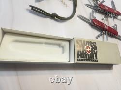 LOT of Three VICTORINOX SWISS ARMY MULTI TOOL KNIVES. VINTAGE