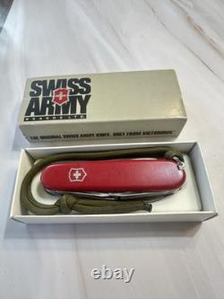 LOT of Three VICTORINOX SWISS ARMY MULTI TOOL KNIVES. VINTAGE