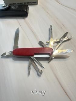 LOT of Three VICTORINOX SWISS ARMY MULTI TOOL KNIVES. VINTAGE