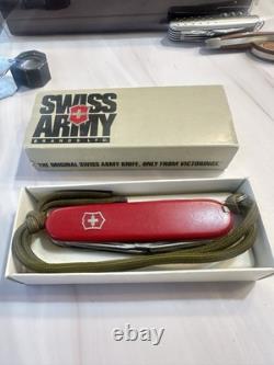 LOT of Three VICTORINOX SWISS ARMY MULTI TOOL KNIVES. VINTAGE