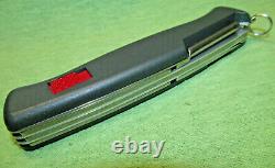 Large Wenger Delemont 6 Blade Swiss Army Knife Main Blade Side Lock