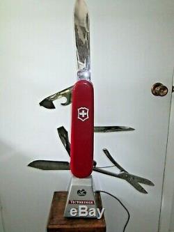 Lg Victorinox'The Original Swiss Army Knife' moving store display