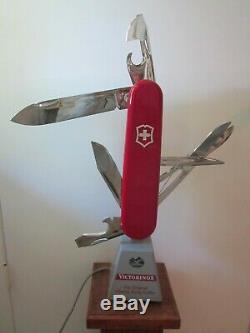 Lg Victorinox'The Original Swiss Army Knife' moving store display