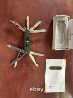 Limited Victorinox Alox Minichamp green 73/100 With Certificate