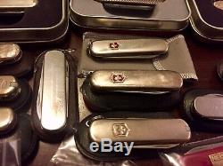 Lot 287 Swiss Army Knives Victorinox Wenger New Used Sterling Silver Swiss buck