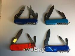 Lot 4x Realtree Translucent Swiss Army Knife by Wenger Multi Tools 85MM