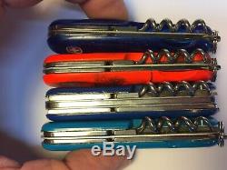 Lot 4x Realtree Translucent Swiss Army Knife by Wenger Multi Tools 85MM