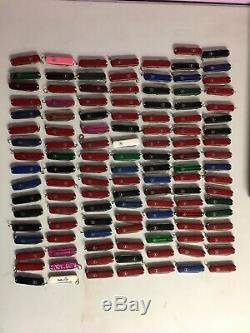 (Lot Of 120)Victorinox Wenger Classic Swiss Army Knife, Assorted Colors, 58mm