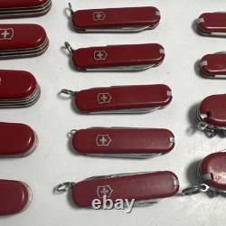 Lot Of 18 Victorinox Wenger Swiss Army Pocket Knives Knife Clean Complete