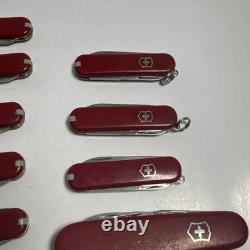 Lot Of 18 Victorinox Wenger Swiss Army Pocket Knives Knife Clean Complete