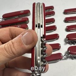 Lot Of 18 Victorinox Wenger Swiss Army Pocket Knives Knife Clean Complete