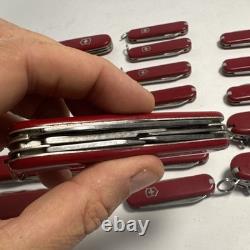 Lot Of 18 Victorinox Wenger Swiss Army Pocket Knives Knife Clean Complete