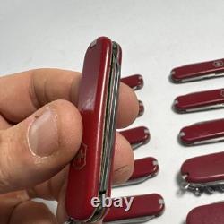 Lot Of 18 Victorinox Wenger Swiss Army Pocket Knives Knife Clean Complete