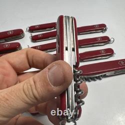 Lot Of 18 Victorinox Wenger Swiss Army Pocket Knives Knife Clean Complete