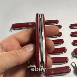 Lot Of 18 Victorinox Wenger Swiss Army Pocket Knives Knife Clean Complete