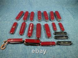 Lot Of 20 Swiss Army Multi-tool Pocket Knives Victorinox Tsa Confiscated L#10