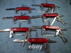 Lot Of 25 Swiss Army Multi-tool Pocket Knives Victorinox Tsa Confiscated L#1