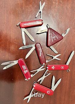 Lot Of 6 Knives BOY SCOUTS SWISS ARMY BSA Log0 Never Used Victorinox Knife