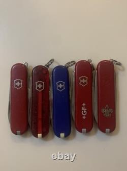 Lot Of 65 Victorinox Classic SD Swiss Army Knives 58mm Various Models Colors