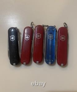 Lot Of 65 Victorinox Classic SD Swiss Army Knives 58mm Various Models Colors