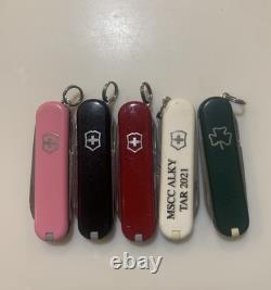 Lot Of 65 Victorinox Classic SD Swiss Army Knives 58mm Various Models Colors