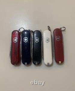 Lot Of 65 Victorinox Classic SD Swiss Army Knives 58mm Various Models Colors