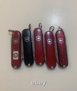 Lot Of 65 Victorinox Classic SD Swiss Army Knives 58mm Various Models Colors