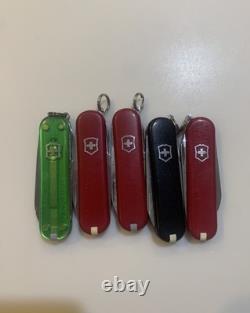 Lot Of 65 Victorinox Classic SD Swiss Army Knives 58mm Various Models Colors