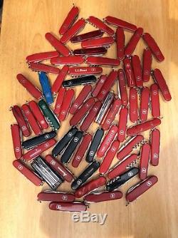 Lot Of 66 Swiss Army Knives